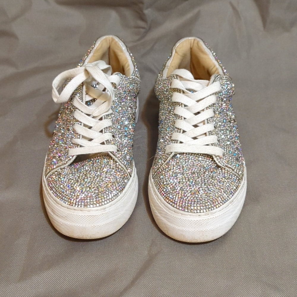 Betsy Johnson Bling Sidny Sneakers Size 8.5